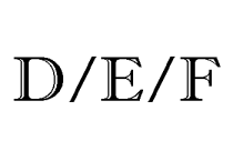 D-E-F