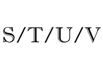 S-T-U-V