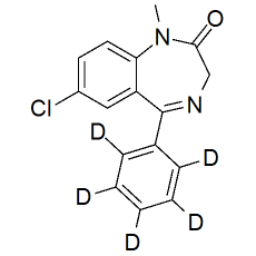 Diazepam labeled d5