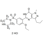 Desmethyl Sildenafil Labeled d8 bis-hydrochloride